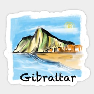 The Rock of Gibraltar Sticker